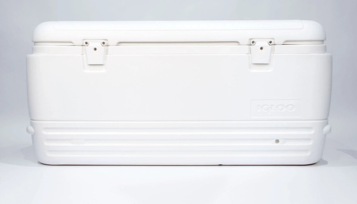 Igloo 120 qt. Quick & Cool Polar Ice Chest Cooler, White