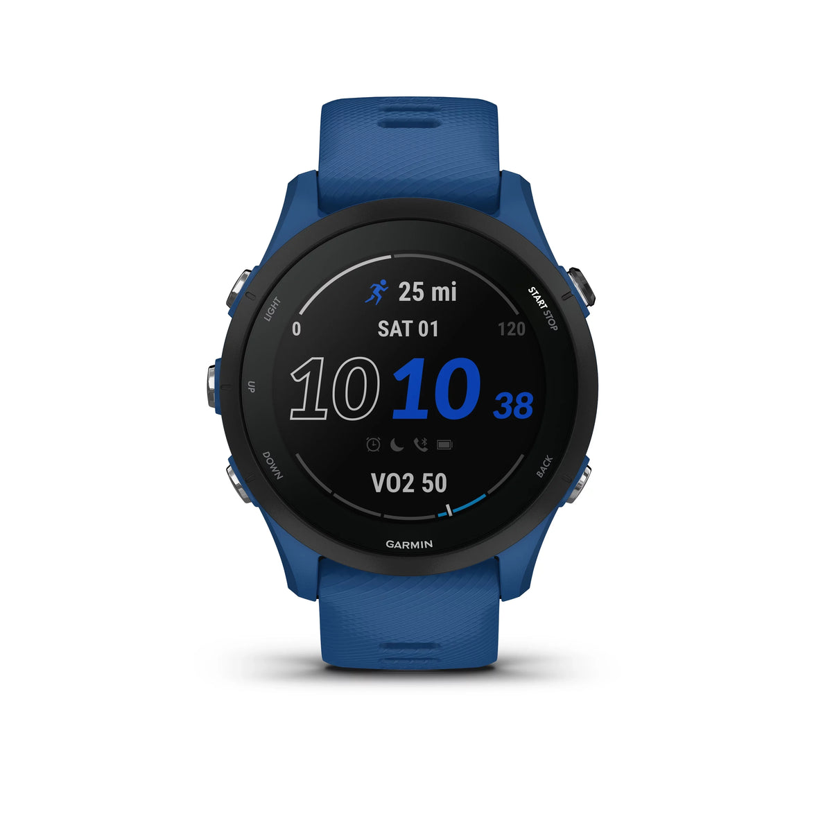 Garmin Forerunner 255 GPS Running Smartwatch Tidal Blue with Wearable4U E-Bank Bundle