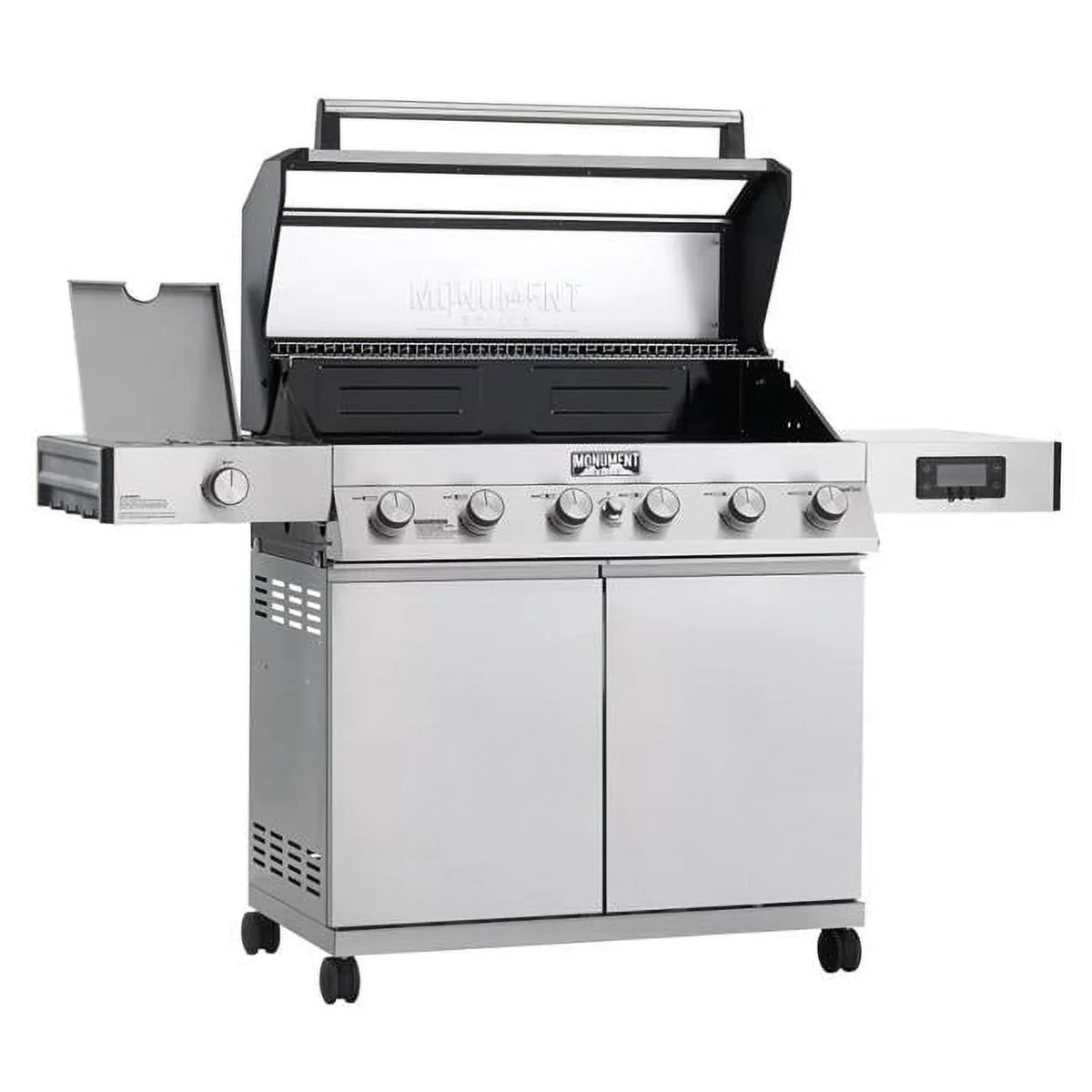 Monument Grill  19 x 65 x 48 in. Denali Series 6 Burner Smart Stainless Steel Liquid Propane & Natural Gas Grill