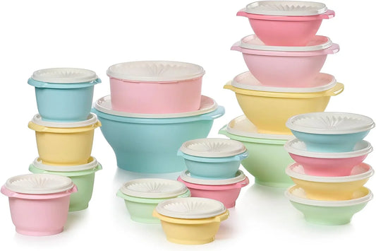 TUPPERWARE Elegant Vintage Heritage 36 Piece Food Storage Set