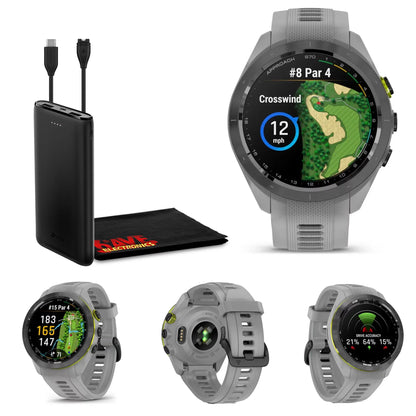 Garmin Approach S70 42mm Golf GPS Smartwatch, AMOLED Touchscreen Display - Gray