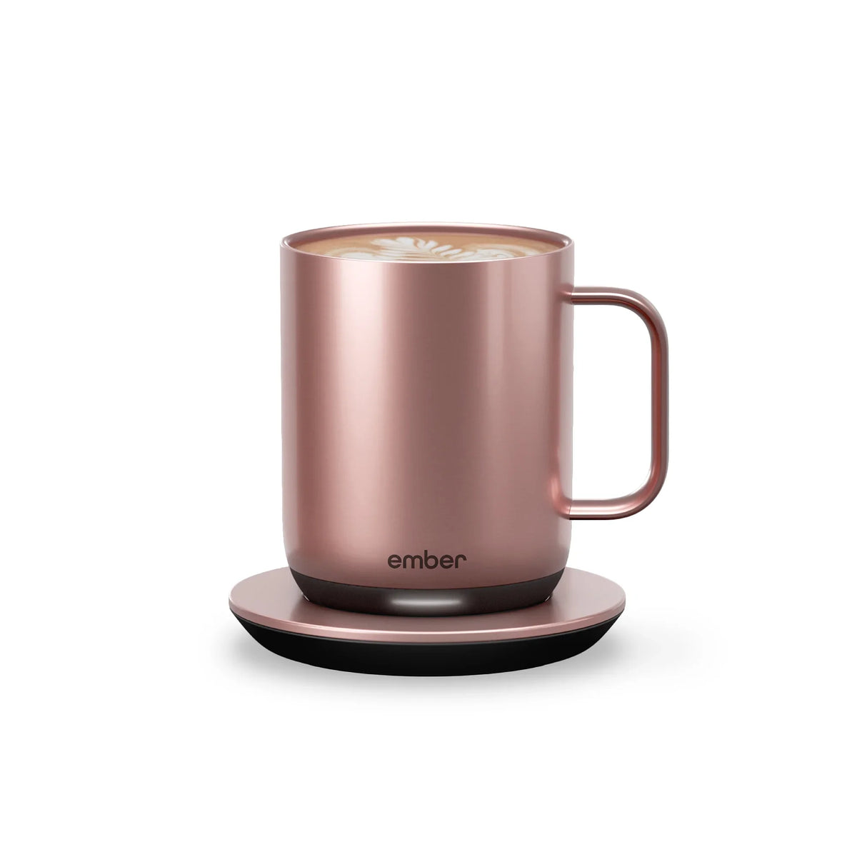 Ember Temperature Control Smart Mug 2, 10 oz, Rose Gold, Up To 1.5-hr Battery Life - App Controlled Heated Coffee/Tea Mug - Improved Design