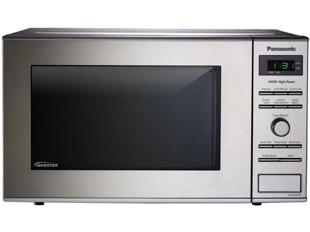 Panasonic 0.8 Cu Ft. 950W Stainless Compact Countertop Microwave Oven