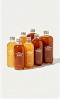 Juice and Sauce Bottles-Set of 6 (3 pcs-17oz, 3 pcs-34oz)